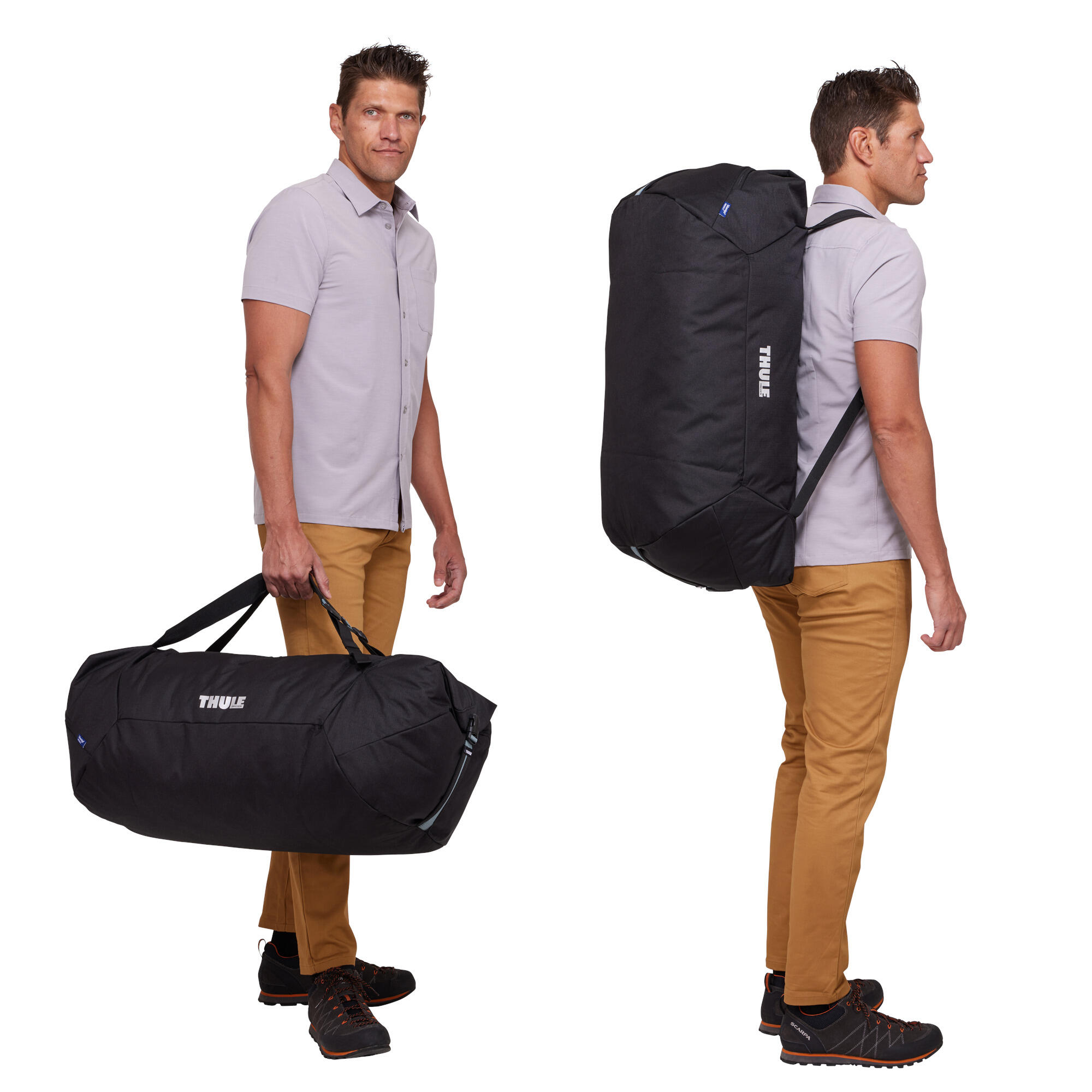 Coffres et galeries Accessoire Thule GoPack duffel set Black 75 BLACK 75 LITRES 4/6