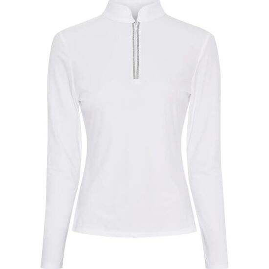 Reit-Poloshirt 1/2 Reißverschluss Damen Catago Vinica