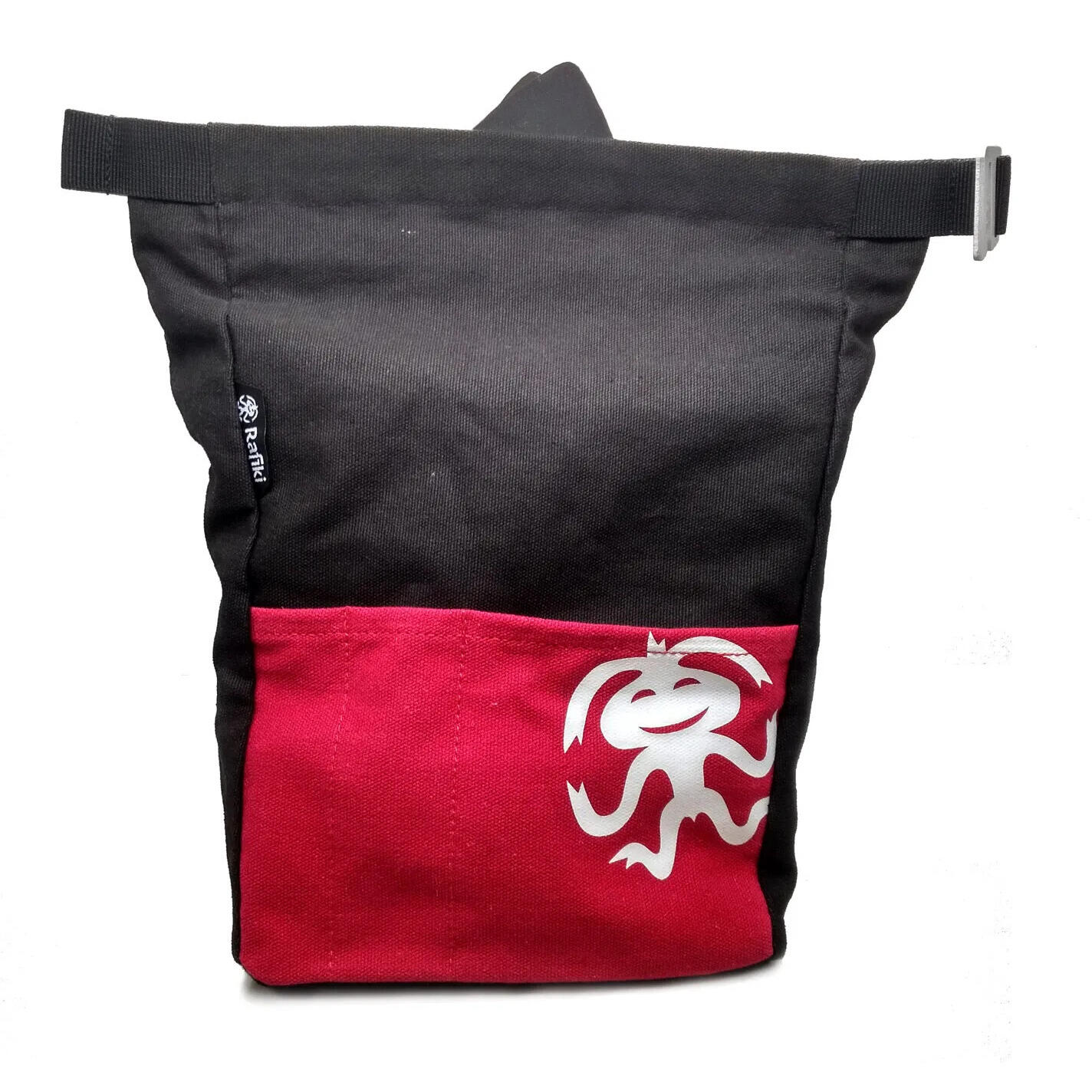 Sac magnésie Rafiki Bishop dark navy, fermeture enroulable, boucle métal 2/5