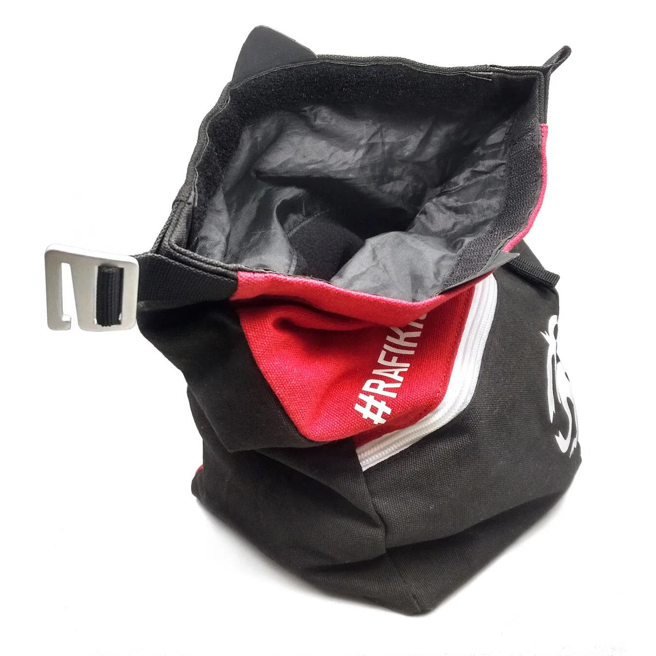 Sac magnésie Rafiki Bishop dark navy, fermeture enroulable, boucle métal 4/5
