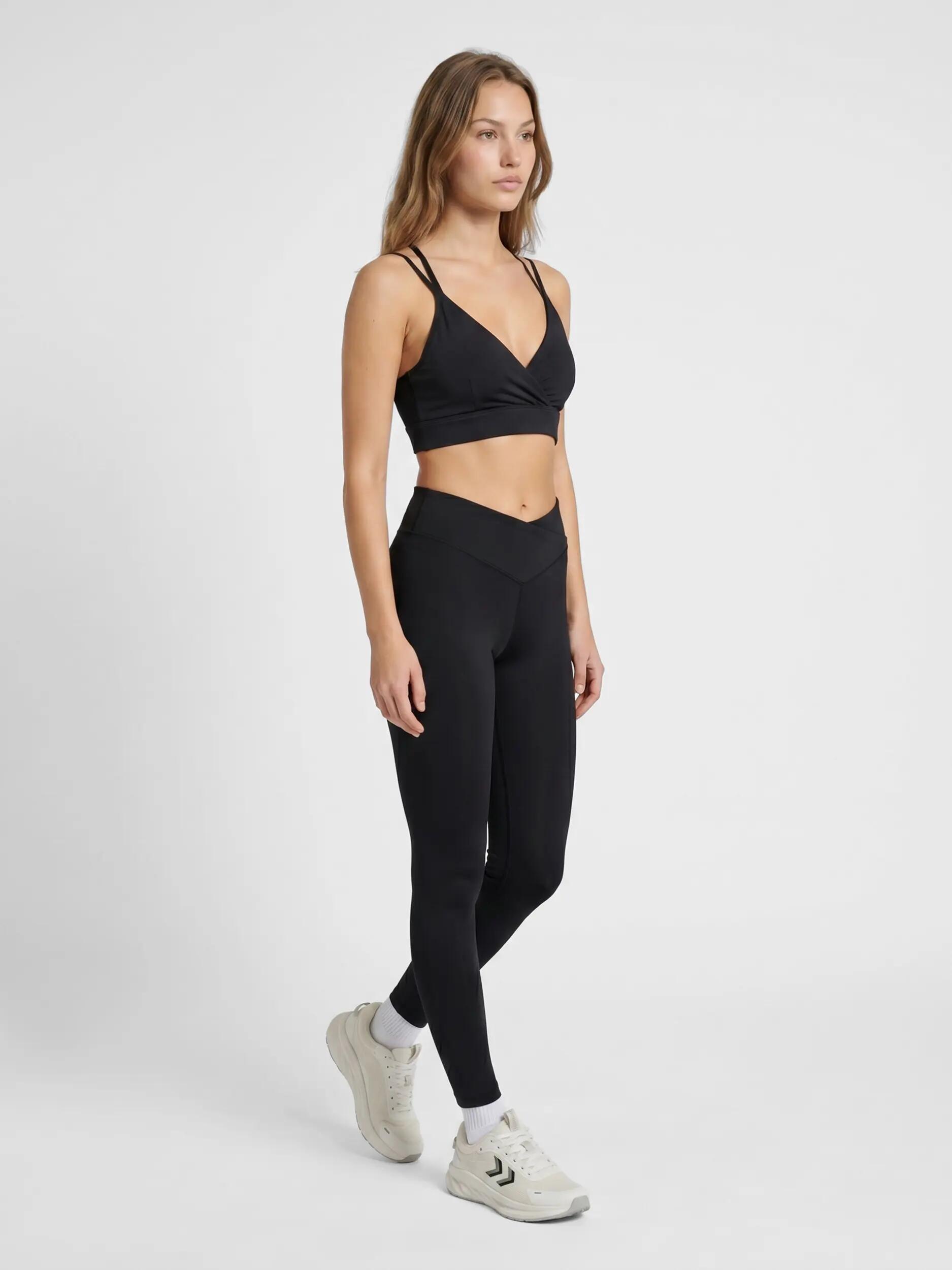 Damskie legginsy z wysokim stanem Hummel Wrap 3/14