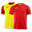 T-shirt manga curta Homem Joma Combi reversible vermelho amarelo