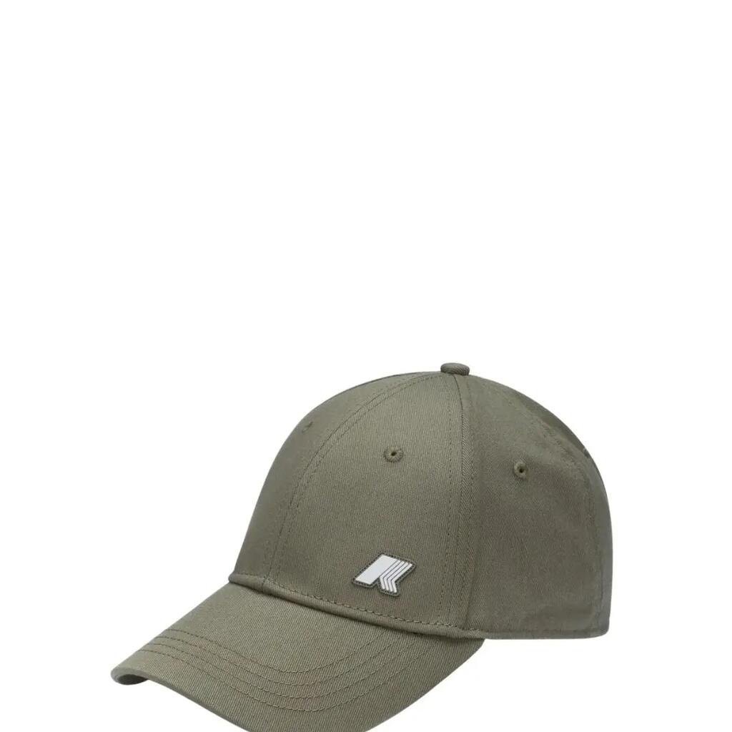 K-WAY Ily Unisex Cotton Twill Cap, Olive Green, One Size
