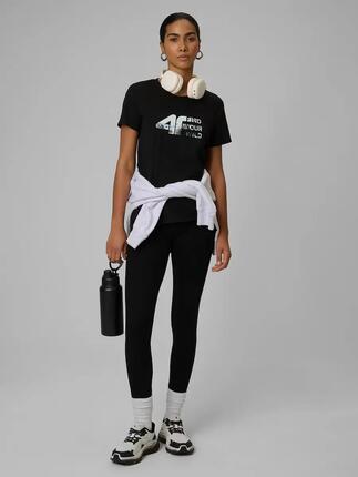Legginsy fitness dzianinowe damskie