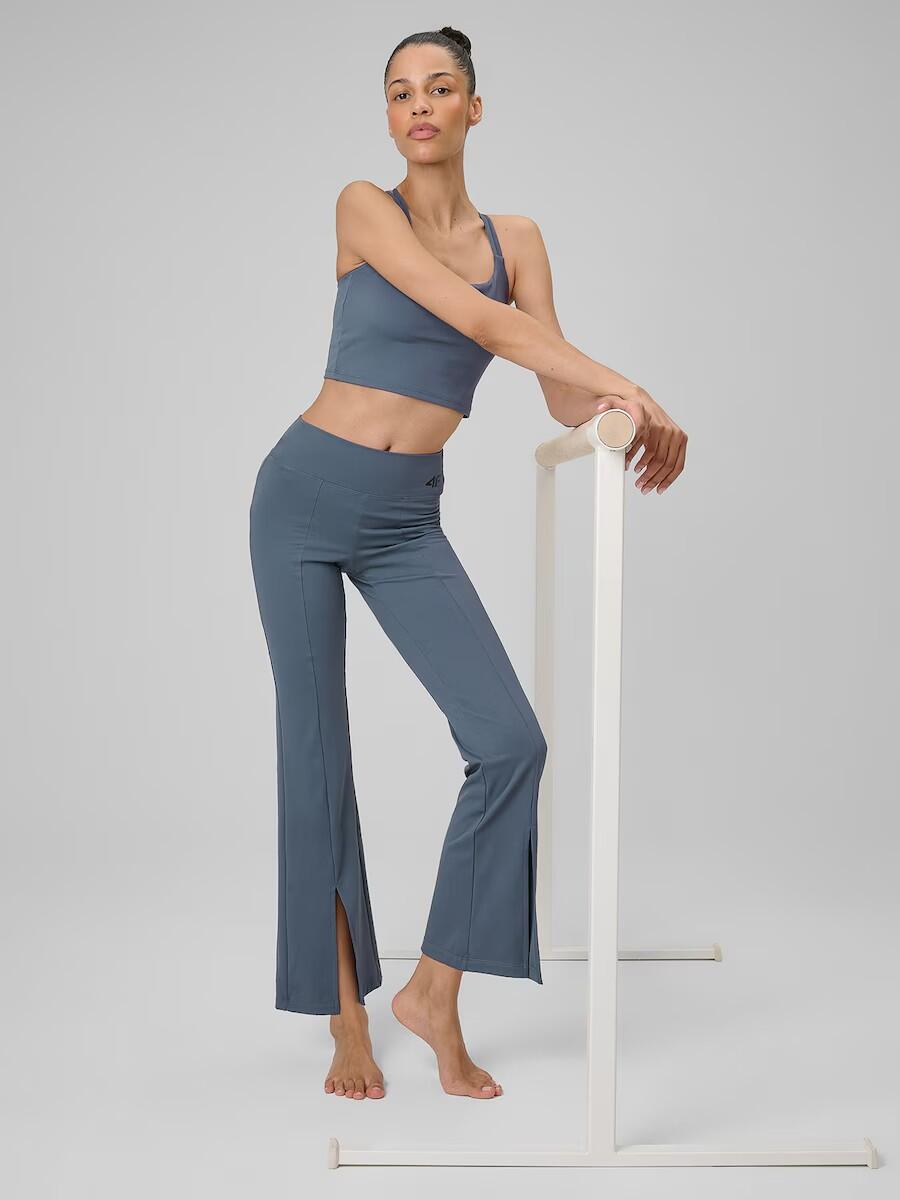 Leggings da yoga da donna a gamba svasata 3/7