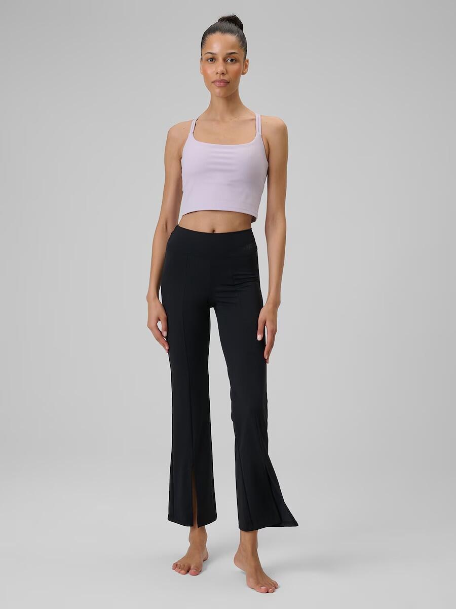 Leggings da yoga da donna a gamba svasata 3/7