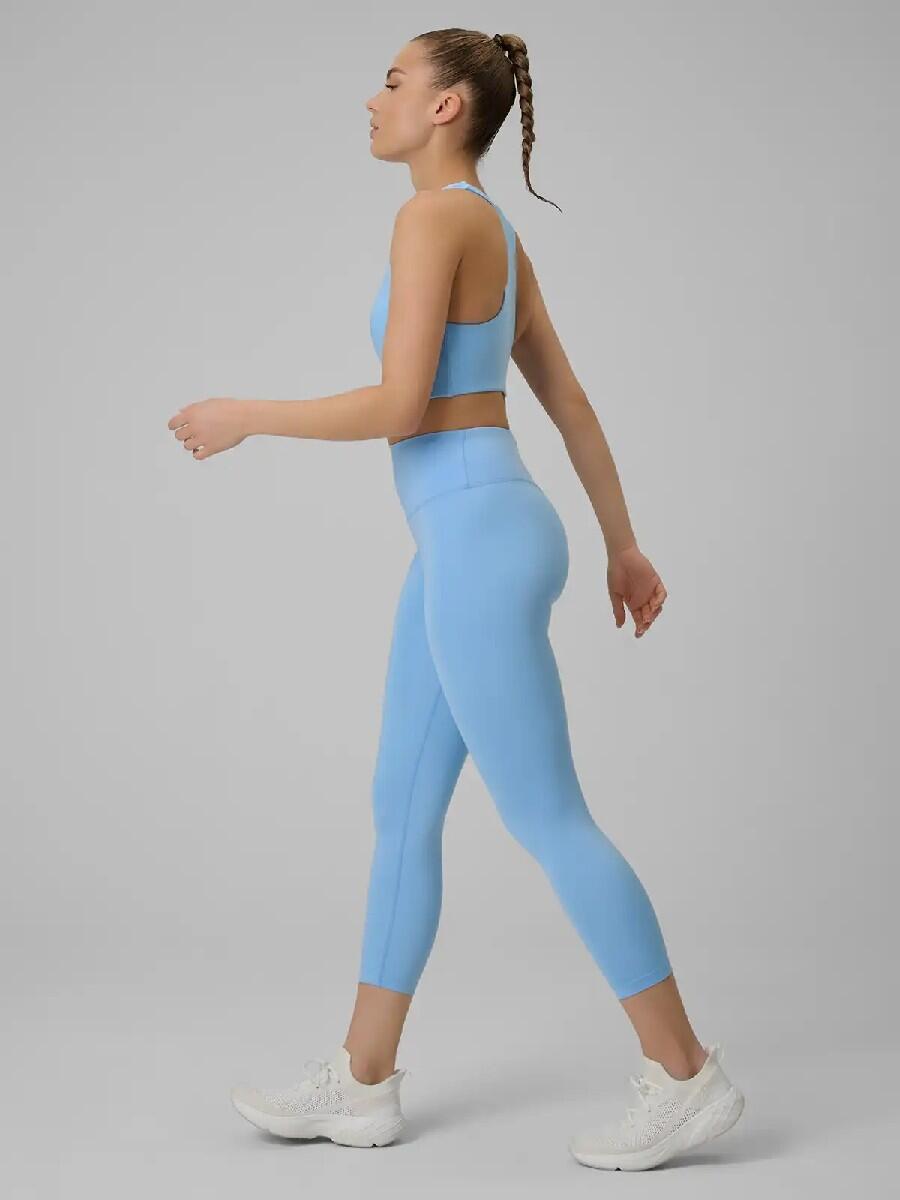 Leggings da fitness a vita alta 7/8 con tasca 3/7