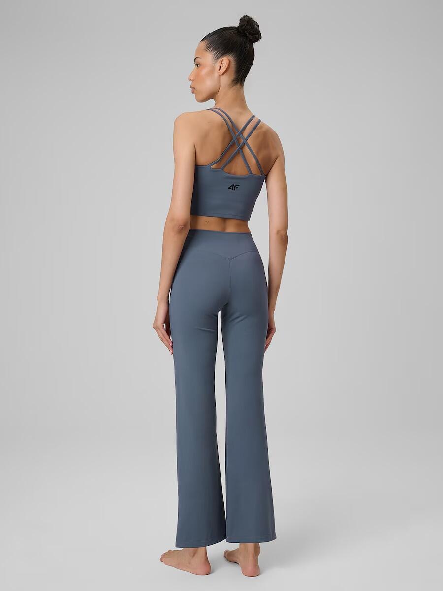 Leggings da yoga da donna a gamba svasata 2/7
