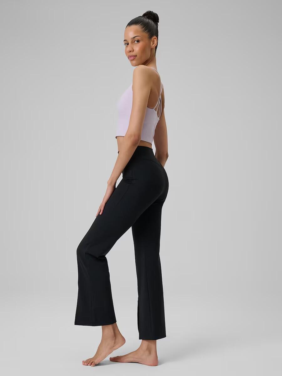 Leggings da yoga da donna a gamba svasata 5/7