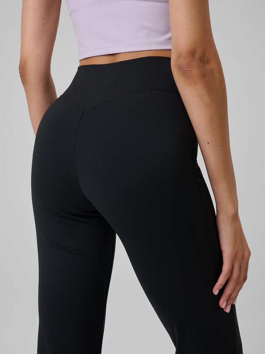 Leggings da yoga da donna a gamba svasata 4/7