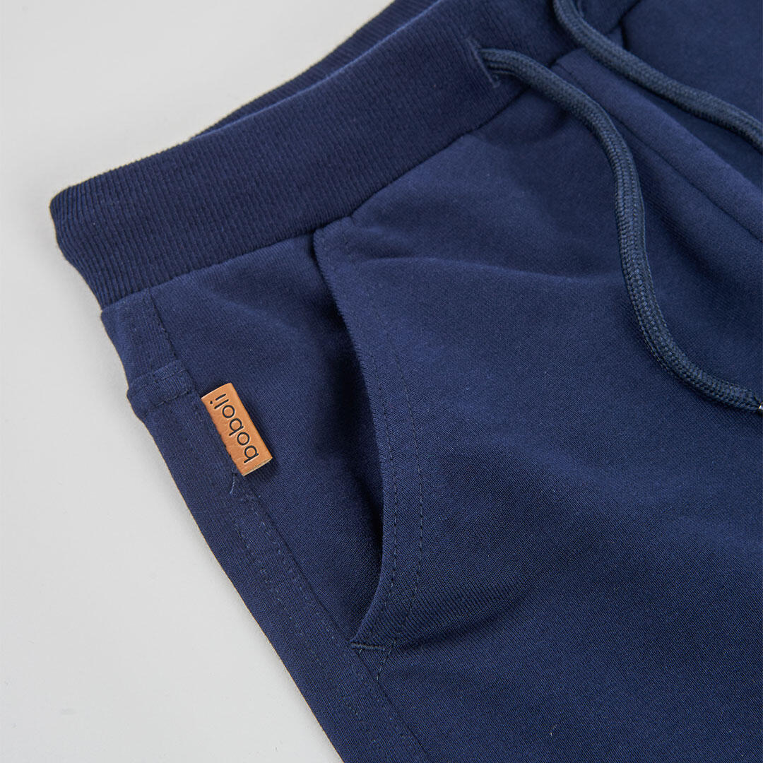 Pantalones de verano de senderismo kids niño boboli azul 3/4