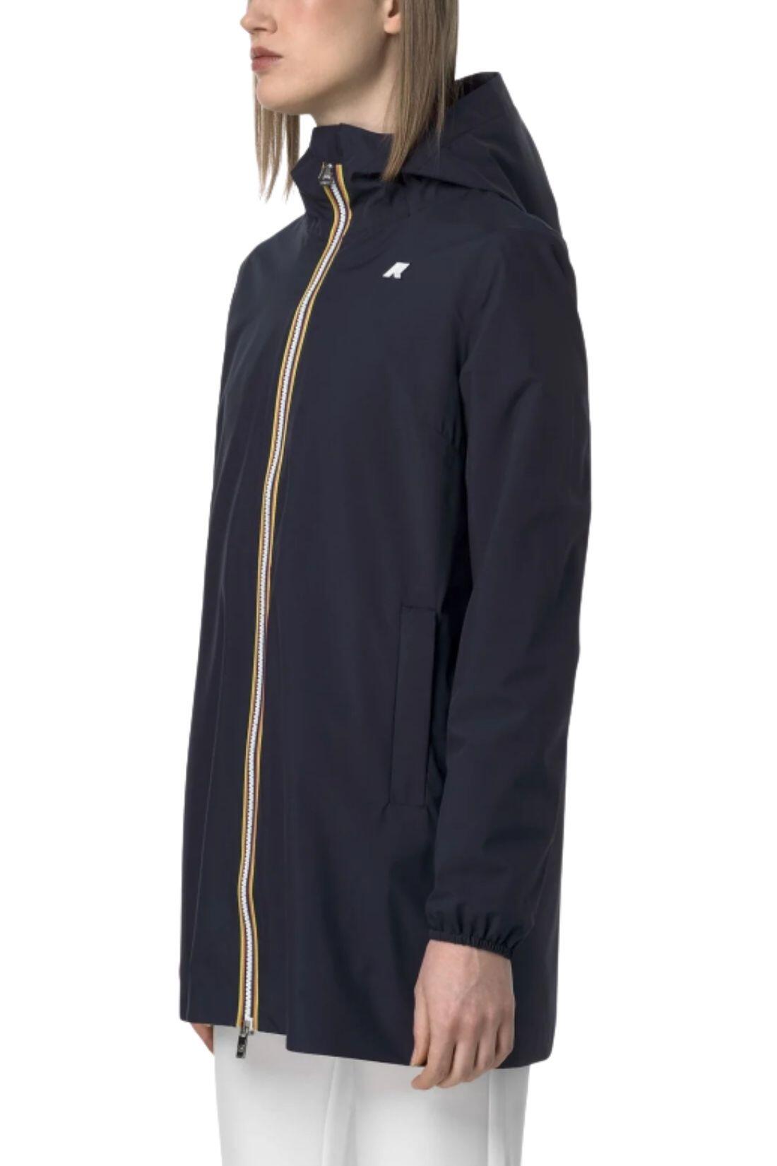 K-WAY - Veste femme Sophie Stretch Poly Jersey, bleu marine, taille M 3/3