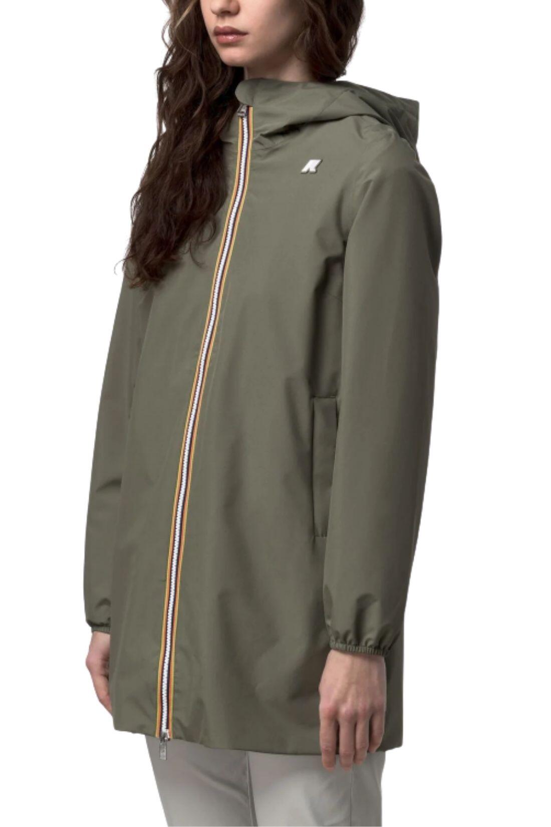 K-WAY Damenjacke Sophie Stretch Poly Jersey – Dunkelblau, Größe S 3/3