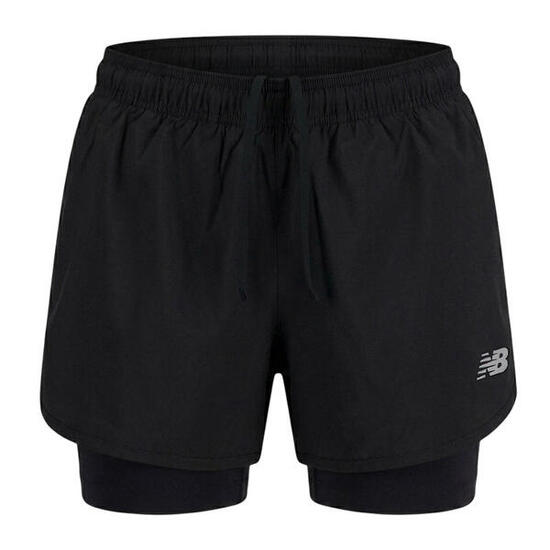 Short Femme New Balance SPORT ESSENTIAL 2-EN-1 3