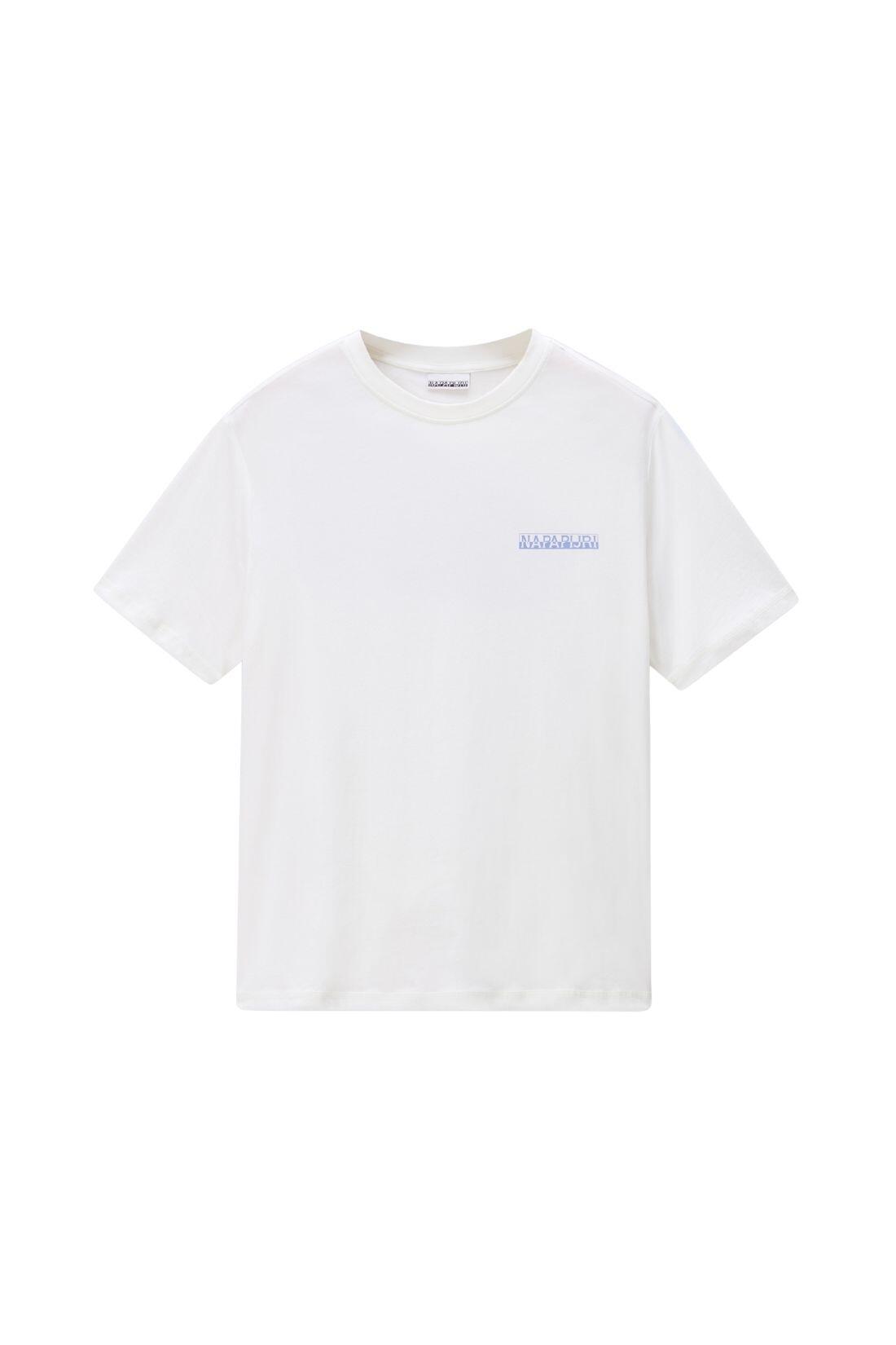 NAPAPIIRI - T-shirt masculina Senar, tamanho XXL, cor Branco 2/2