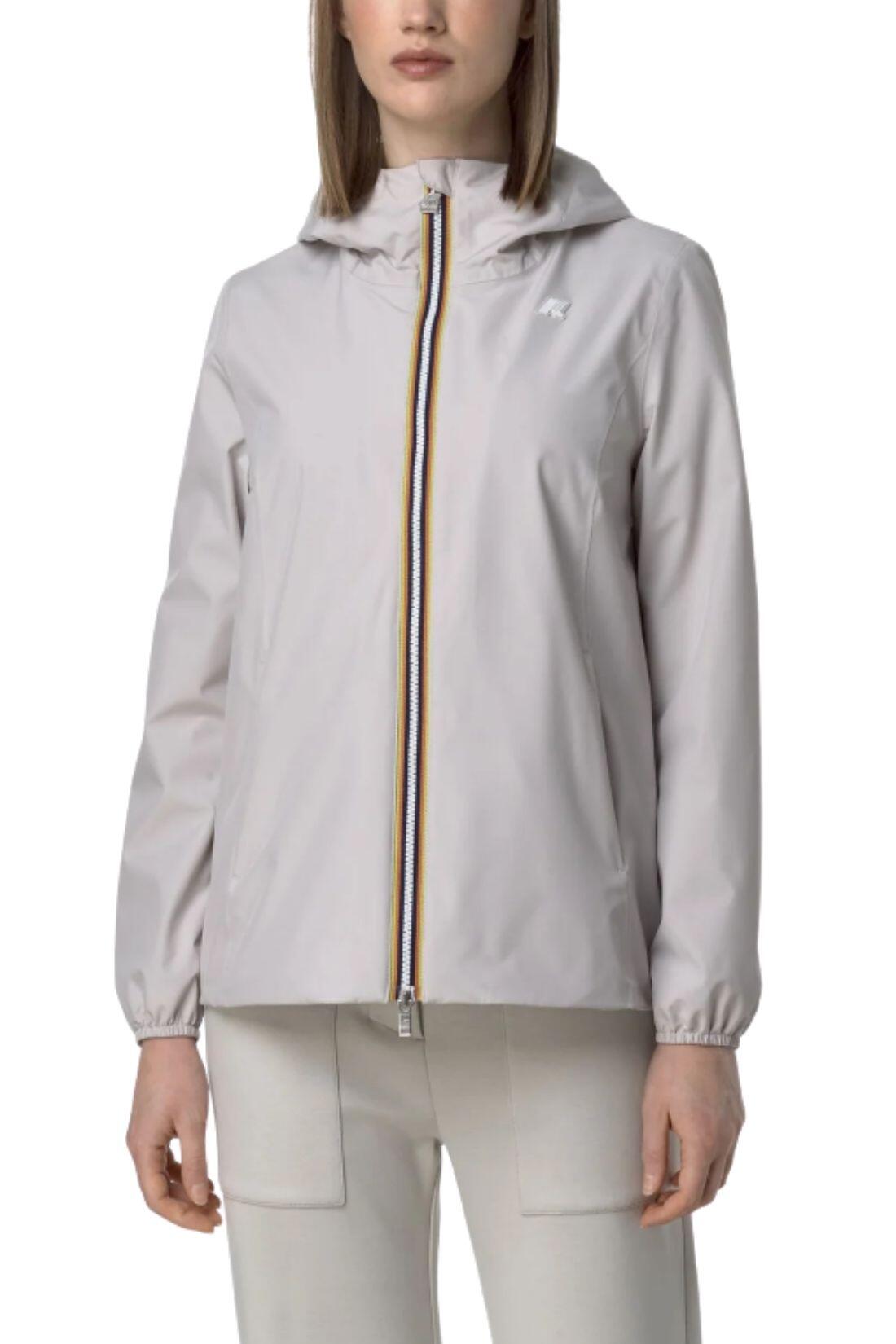 Veste K-Way Marguerite Stretch Poly Jersey femme, taille S, couleur sable 1/3
