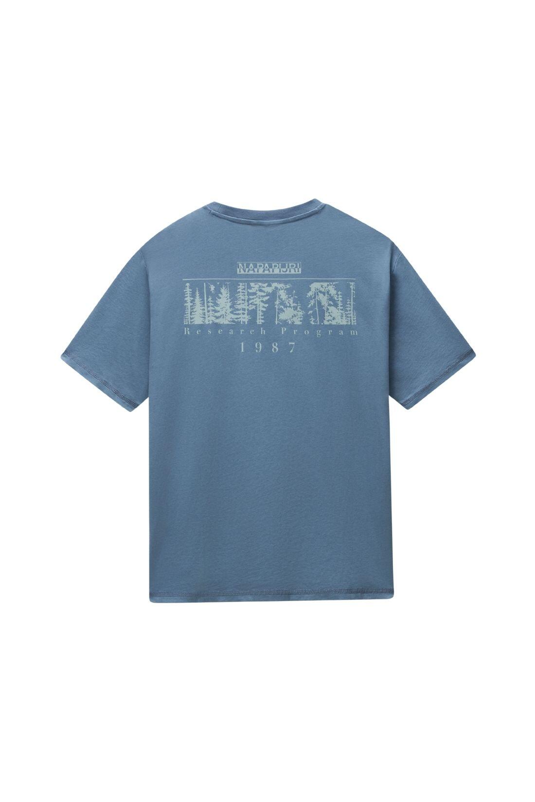 NAPAPIJRI - T-shirt voor mannen Senar, maat XXL, kleur grijs 2/3