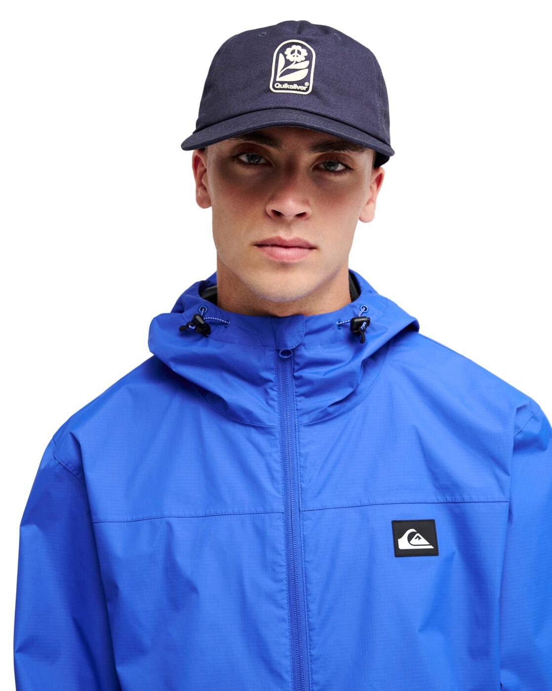 Chaqueta impermeable con capucha OVERCAST 3K TAPE Azul Hombre 4/4