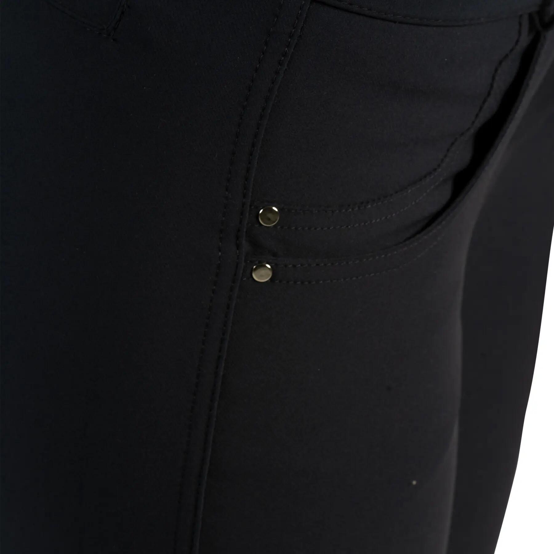 Pantaloni da equitazione mid grip per bambini Flags&Cup Pampelone 3/3