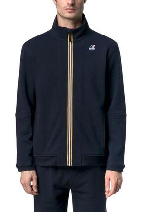 Sweat zippé unisexe Pepin - bleu marine