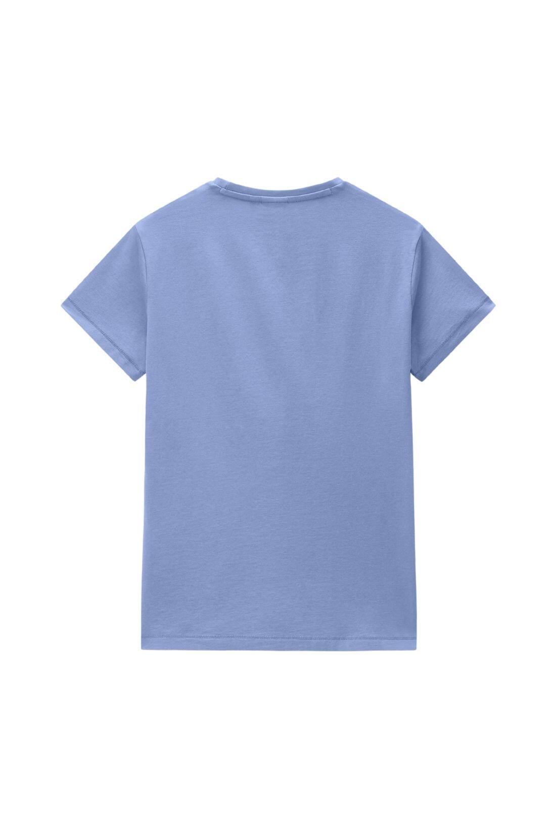 NAPAPIJRI - Dames T-shirt Suri - maat L, kleur Hemelsblauw 2/3