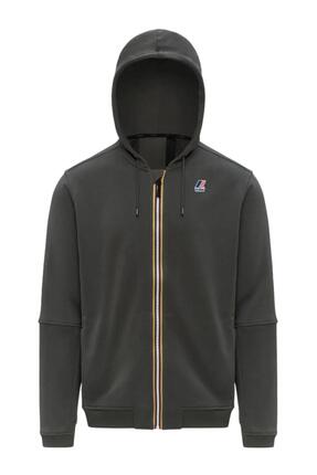 Sweat - Sportswear - Unisexe - Zip et capuche - Vert/marine