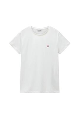 Napapijri - dames t-shirt suri, maat s, kleur zwart