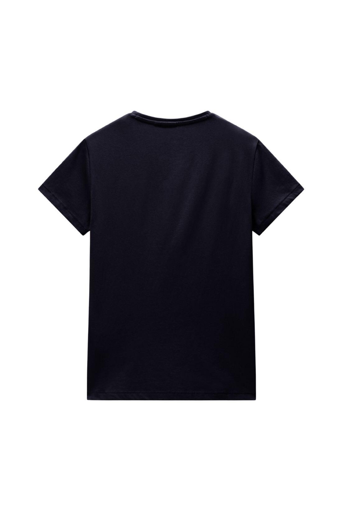 NAPAPIJRI dames T-shirt Suri, rond hals, zwart, maat XS 2/3