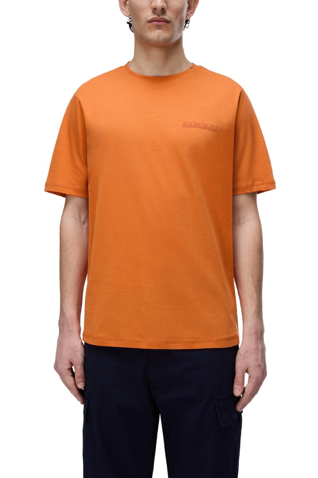 NAPAPIIJRI - T-shirt masculina Senar, tamanho 3XL, cor Laranja 3/3