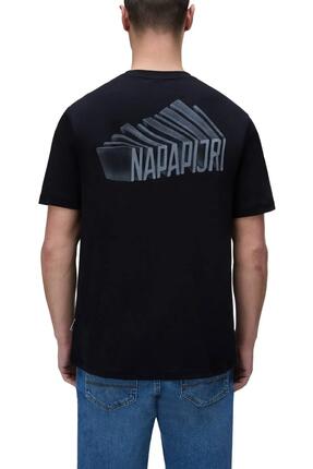 T-shirt - sportswear - Homme - Senar - col rond, manches courtes - Navy