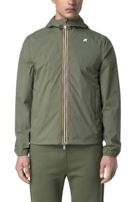 giacca - sportswear - uomo - impermeabile slim fit - K-Way - blu/verde pino