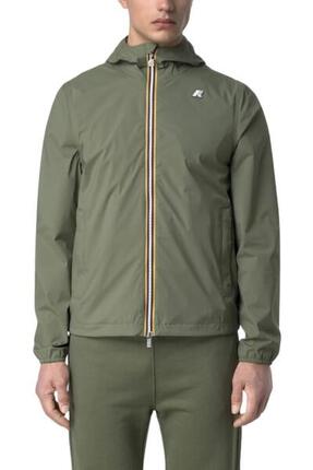 K-WAY – Veste homme Jack Stretch Nylon Jersey taille : XXL, couleur : vert olive