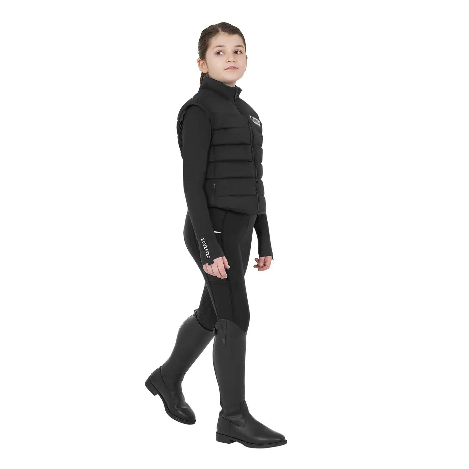 Equestro Nylon Vest Kids Zwart - 2/5