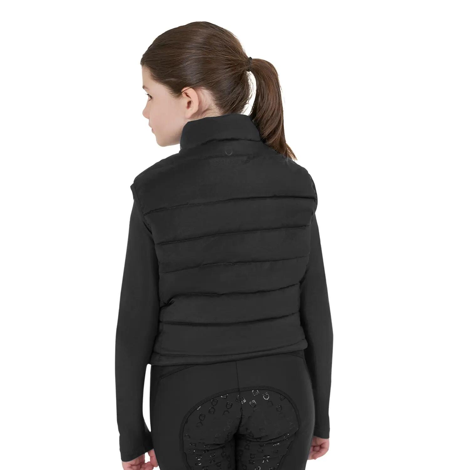 Equestro Nylon Vest Kids Zwart - 5/5