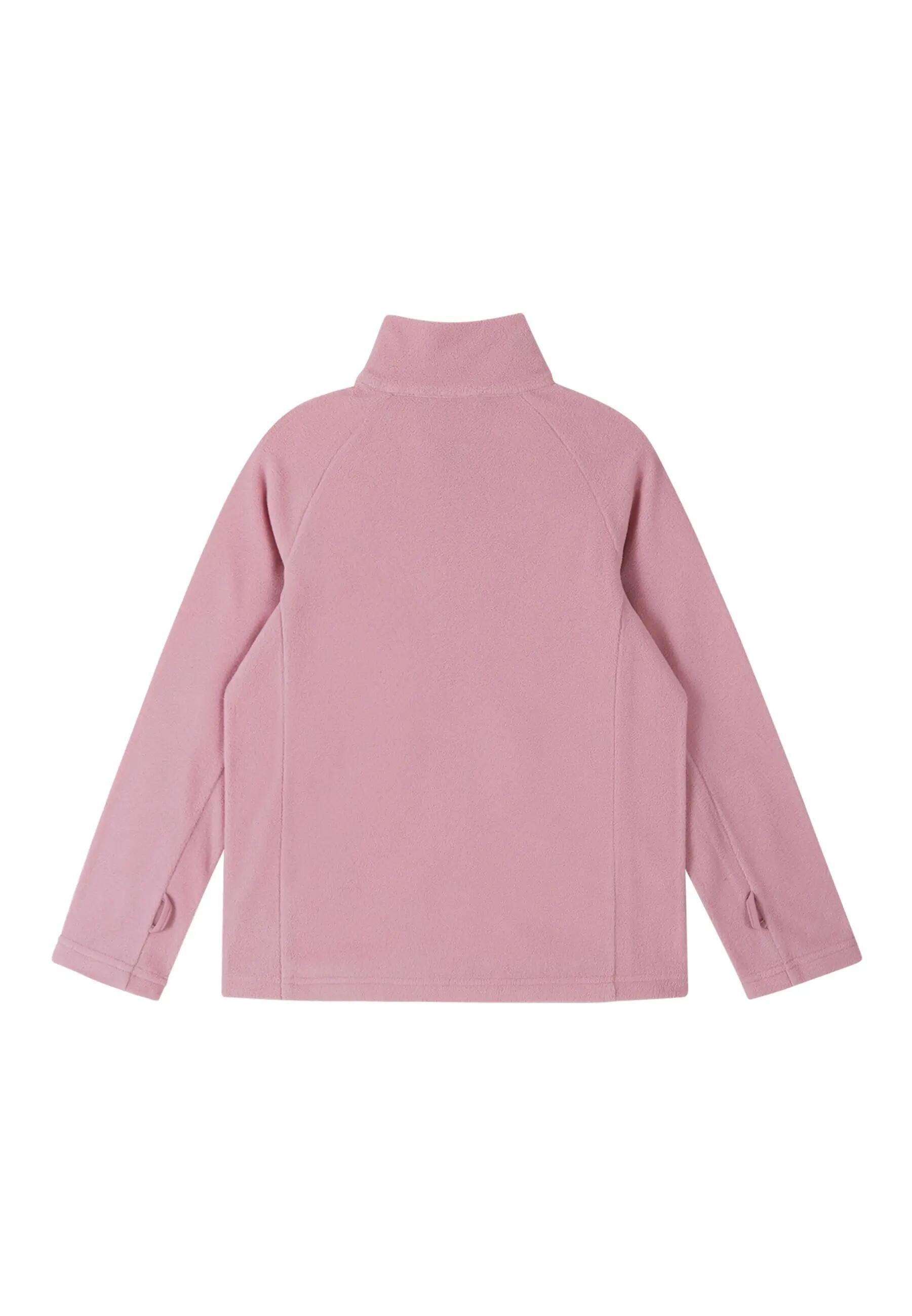 Giacca in pile per bambini Kerros grigia e rosa 2/5