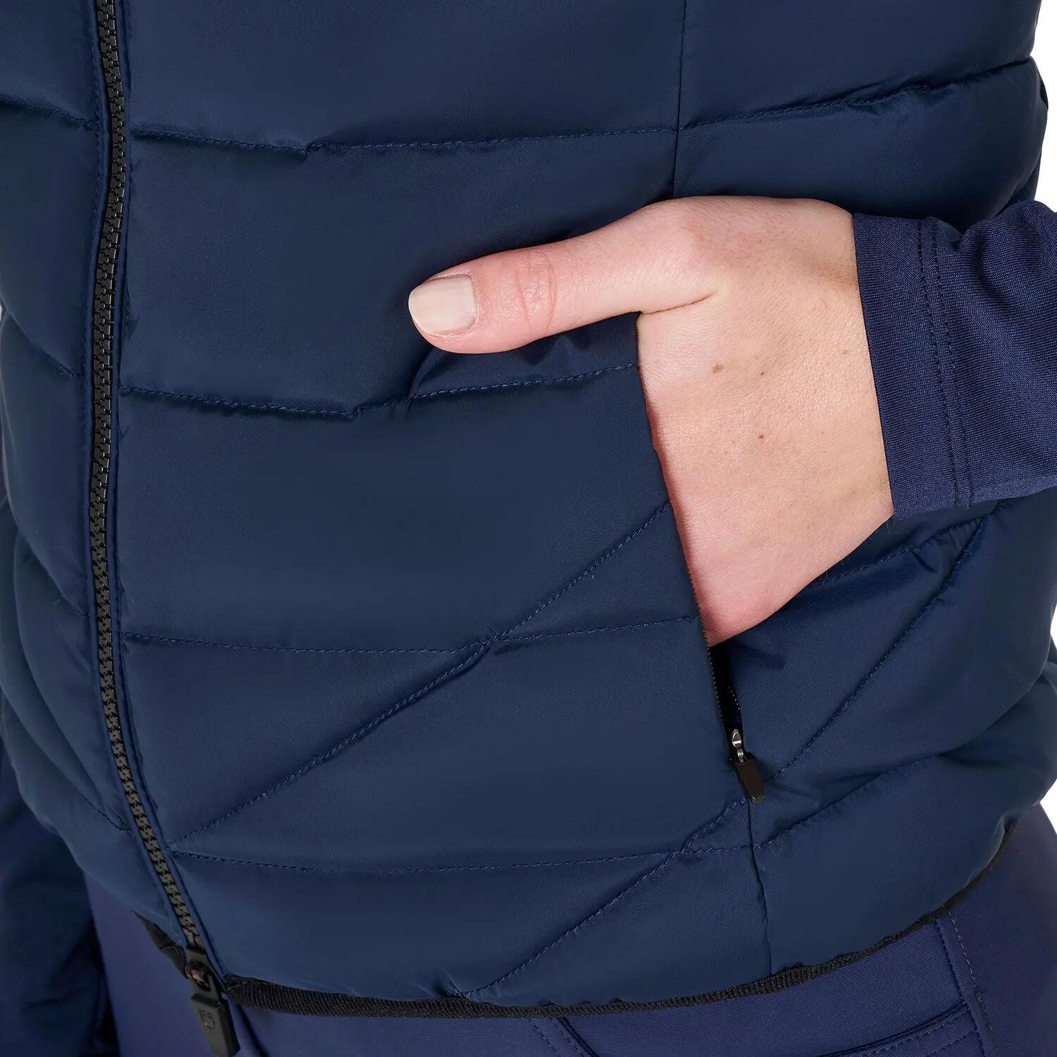 Equestro Nylon Vest Dames Blauw - 6/7