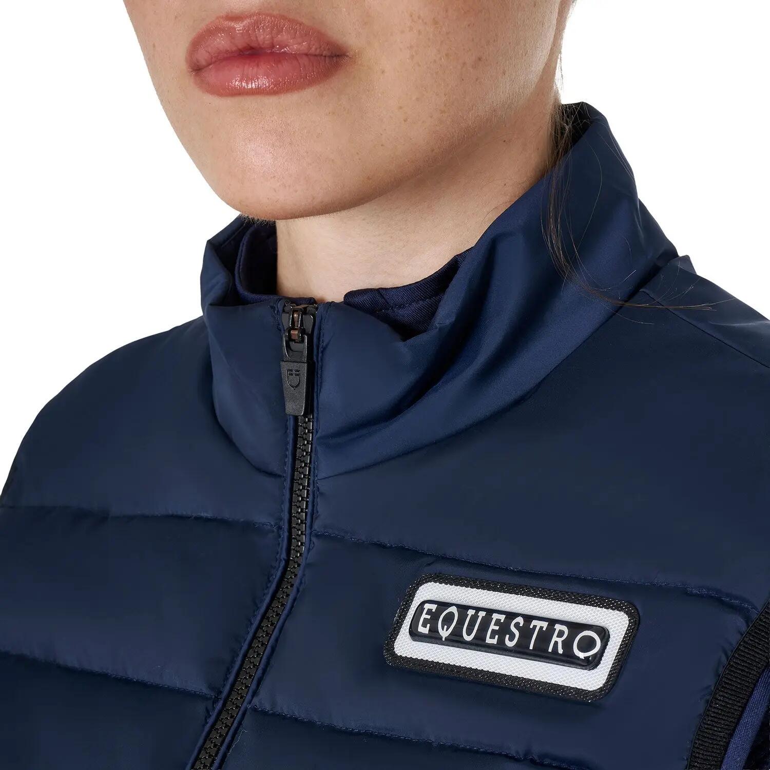 Equestro Nylon Vest Dames Blauw - 7/7