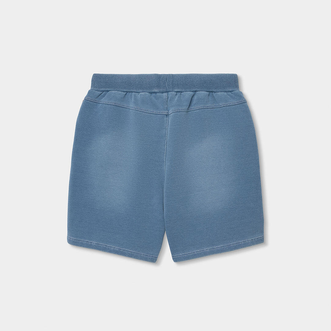 Bermudas Denim de Felpa para Niño  Efecto Vaquero Bleach 2/4