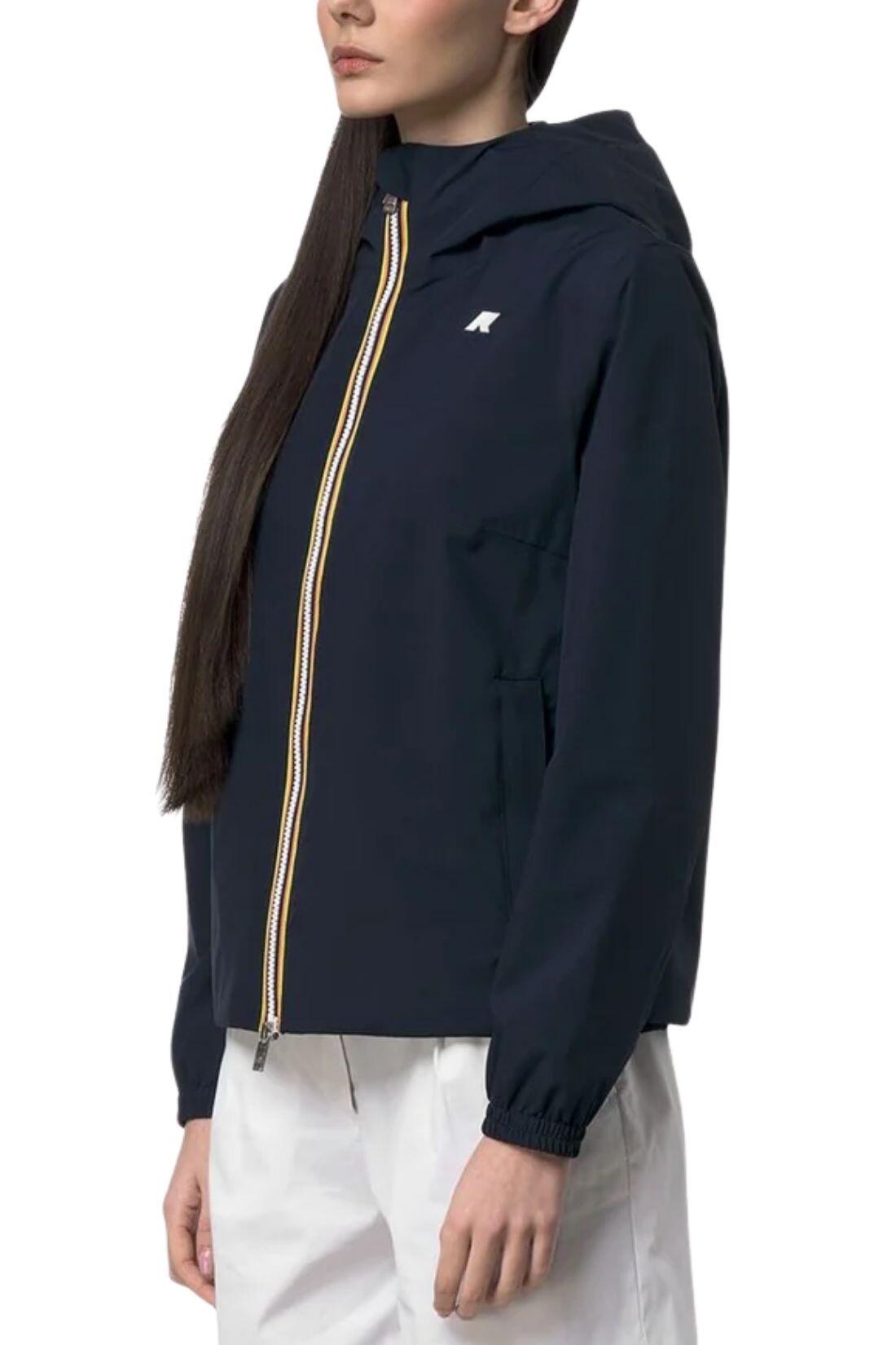 K-WAY Veste femme Lil 2.0 Stretch Poly Jersey - Bleu marine 3/3