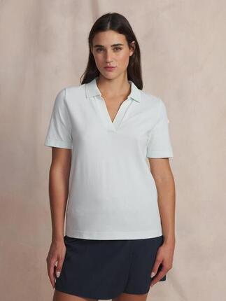 Polo manches courtes femme RITTAPOL greige