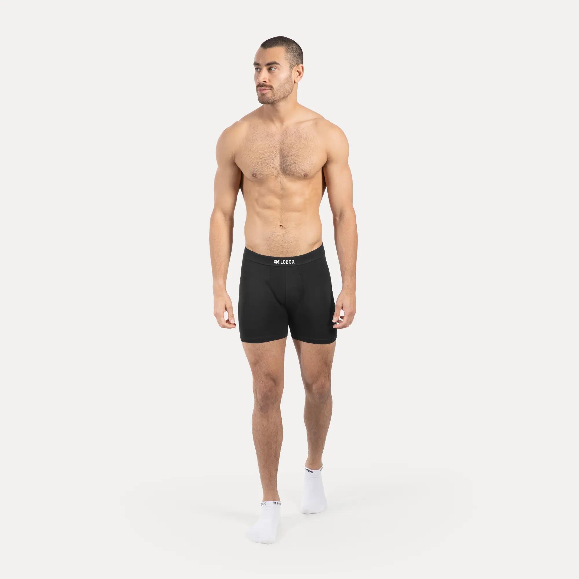 Herren Boxershorts 5er Pack Thoren Schwarz 3/5