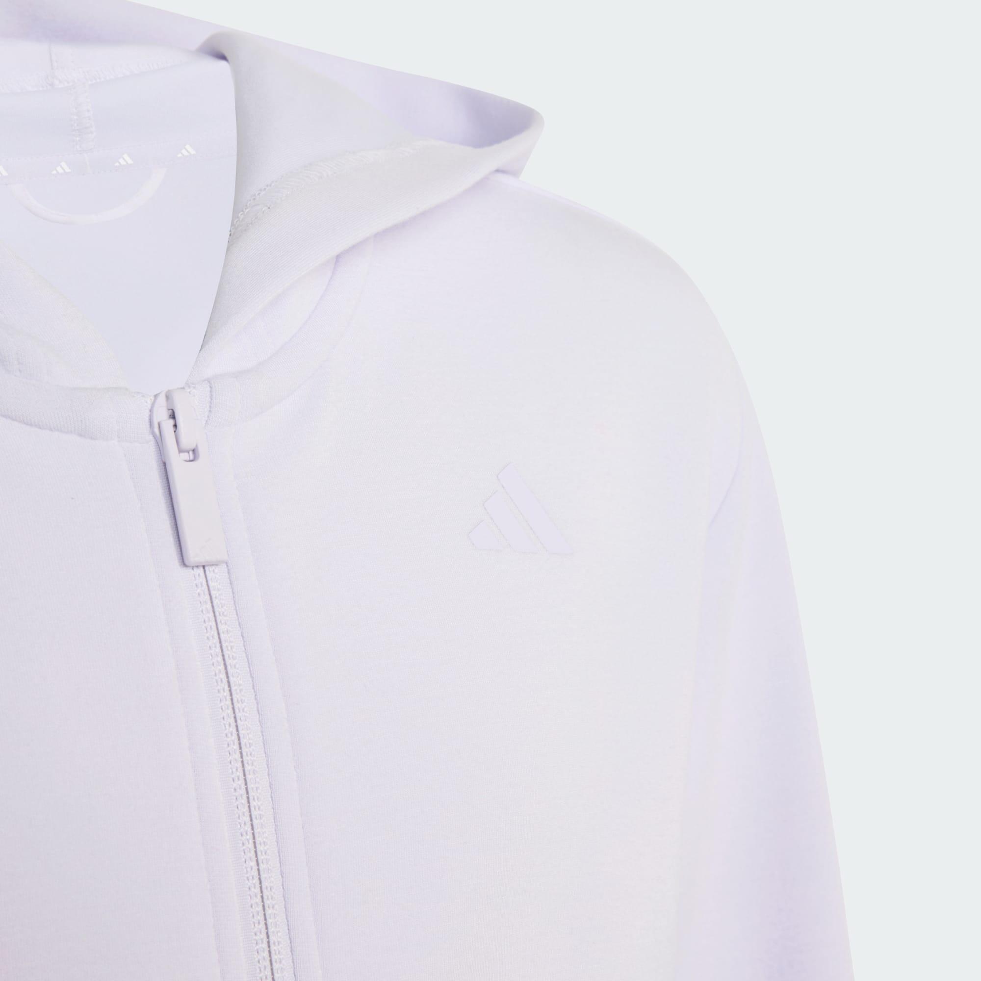 VESTE DE SURVÊTEMENT À CAPUCHE ENTIÈREMENT ZIPPÉE ADIDAS FILLES 5/5