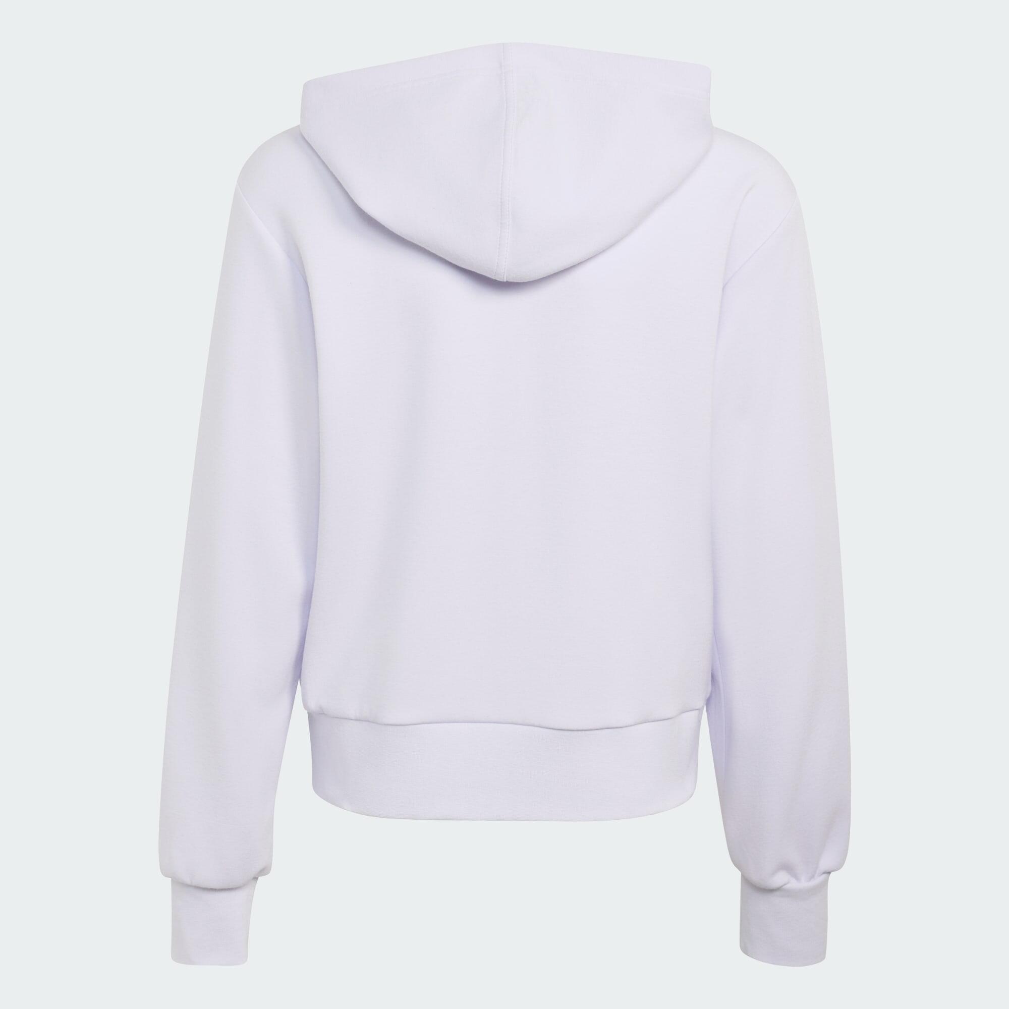 VESTE DE SURVÊTEMENT À CAPUCHE ENTIÈREMENT ZIPPÉE ADIDAS FILLES 4/5