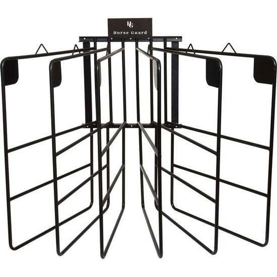 Porte-tapis de selle équitation à 6 rails HorseGuard