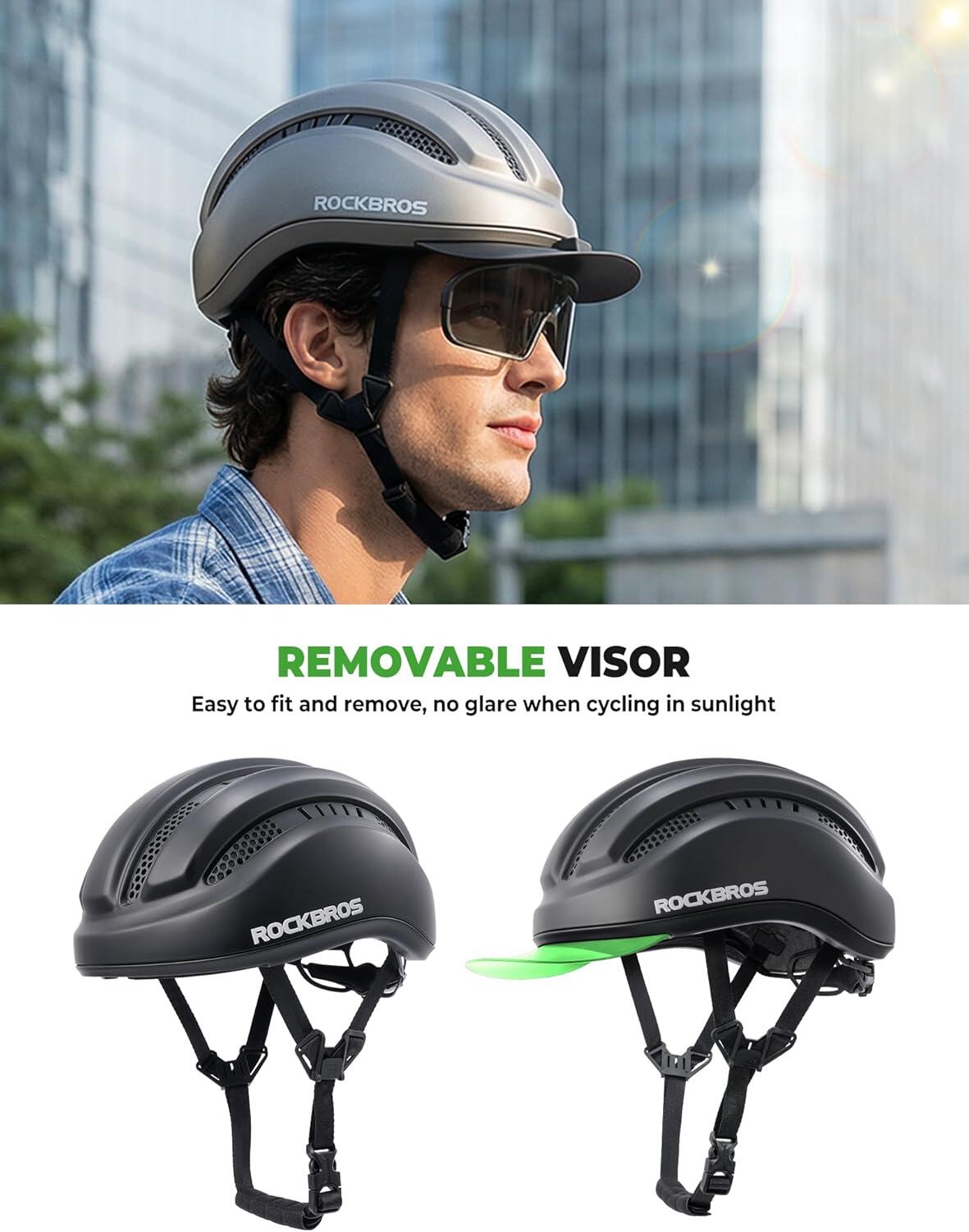 Cityhelm mit Belüftung und waschbarem Innenfutter 5/7