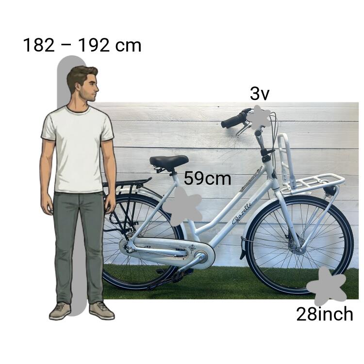 Bicicleta usada Gazelle Miss Grace 2/4