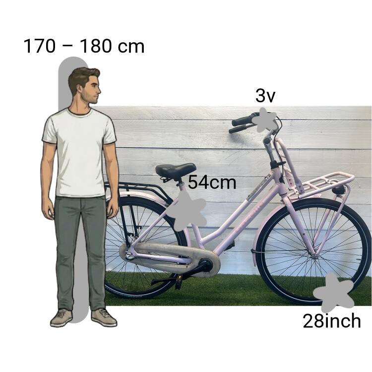 Bicicleta usada Gazelle Duty NL 2/4