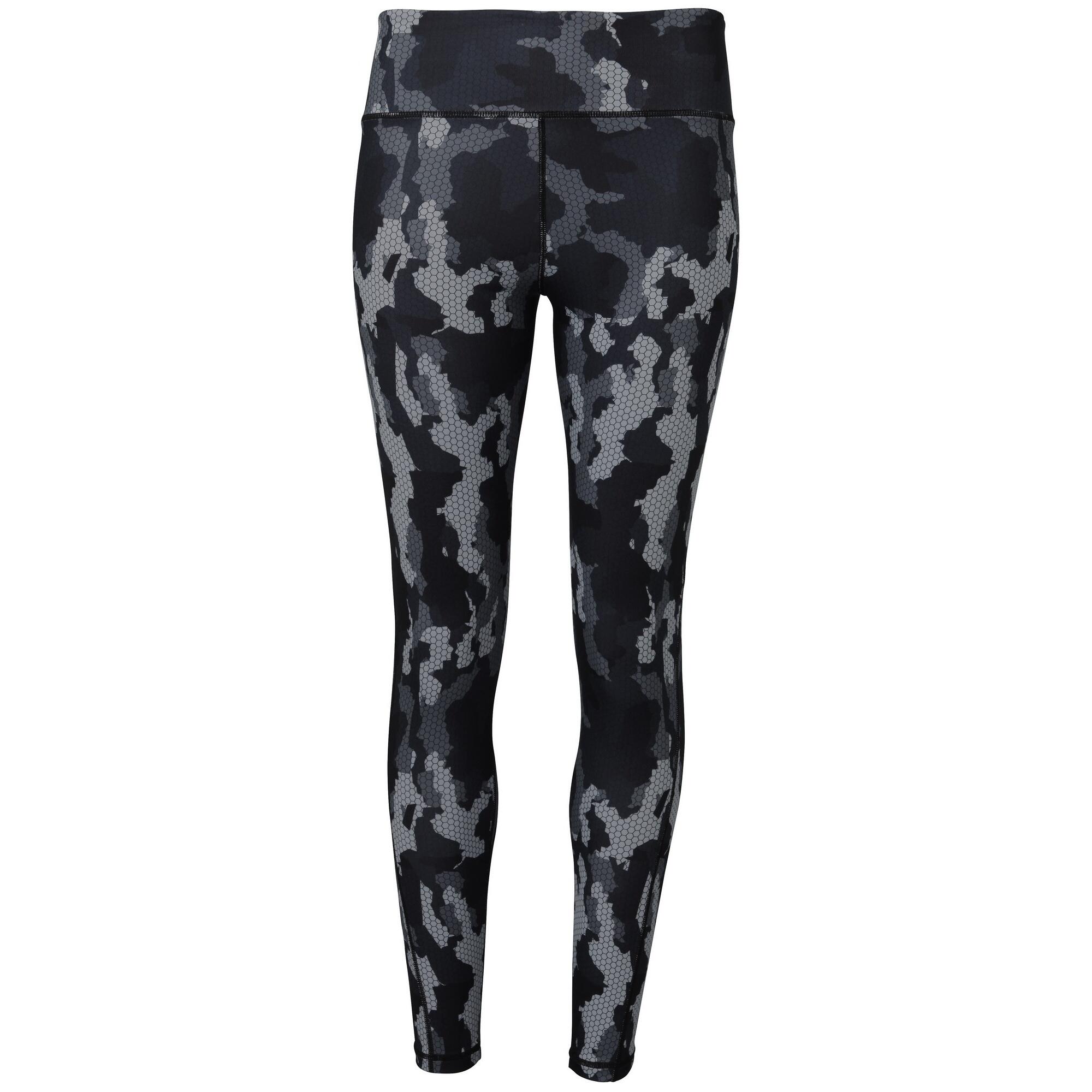 TRIDRI Tri Dri Womens/Ladies Performance Hexoflage Leggings (Camo Charcoal)