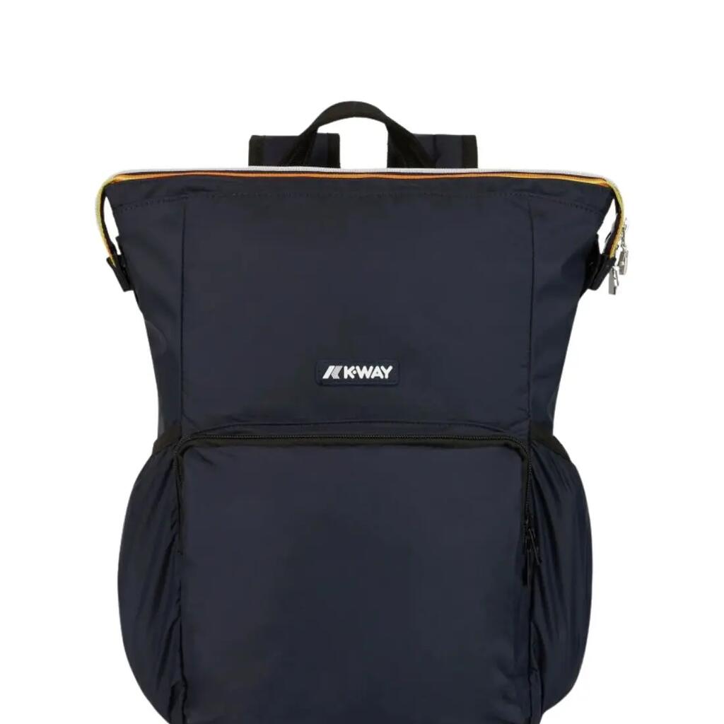 K-WAY Maizy Unisex Backpack in Navy Ripstop Nylon