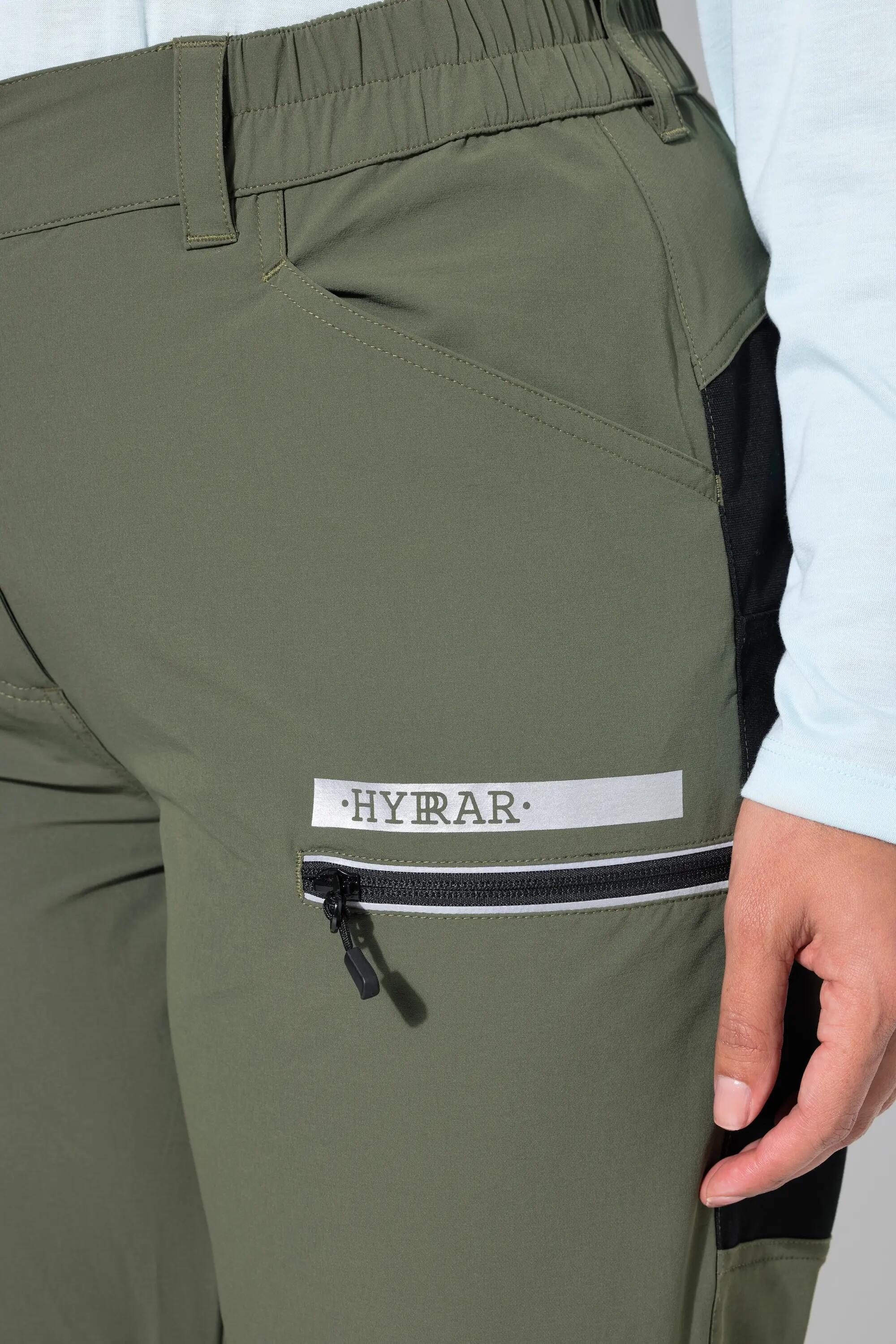 Dames HYPRAR hybride trekkingbroek reflector klittenband 5/13